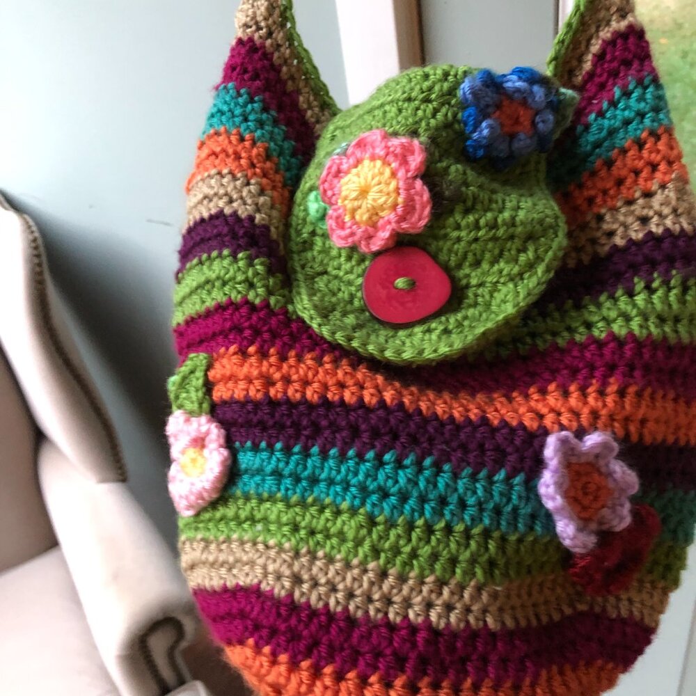 Handcrocheted shoulder Bag